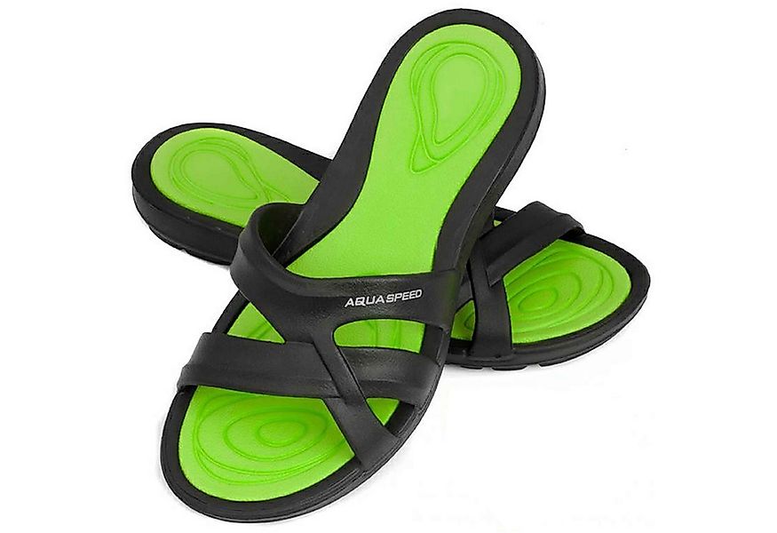 Aqua Speed Thermenlatschen mit Grip – Für Hygiene & Komfort Gr. 37 Badepant günstig online kaufen