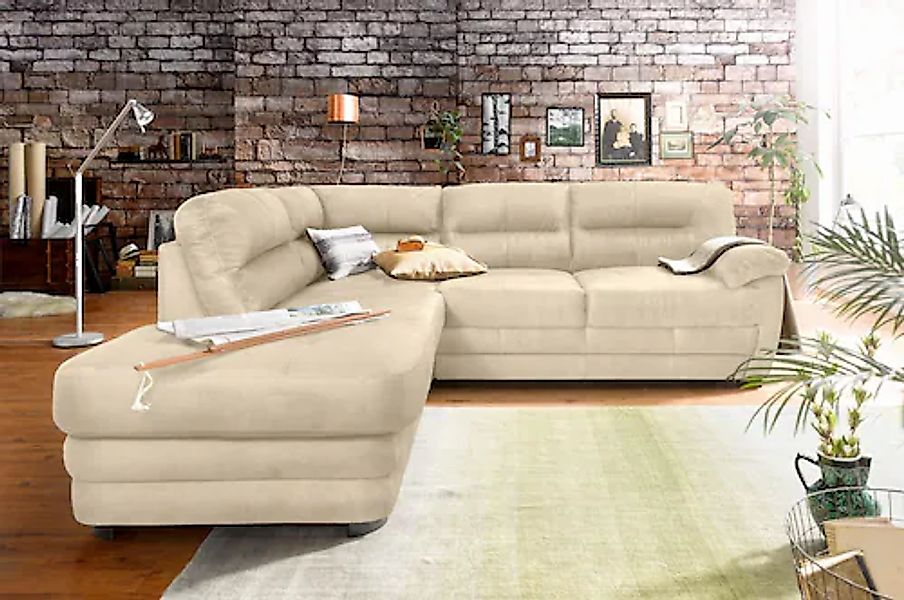 COTTA Polstergarnitur »Royale L-Form«, (Set), Set bestehend aus: Ecksofa & günstig online kaufen