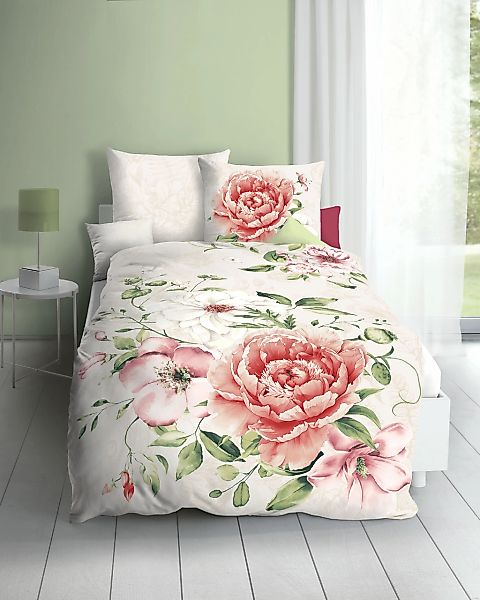 Kaeppel Bettwäsche "Blushing Rose" 2 Stk. tlg. Mit Rosen günstig online kaufen