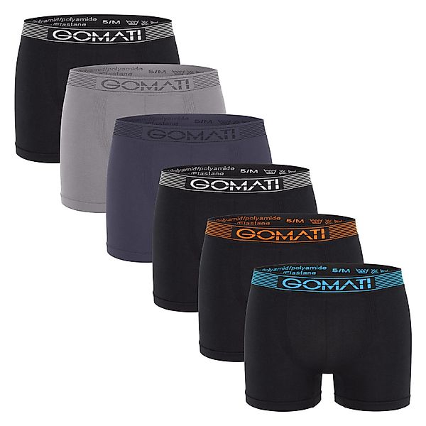 Gomati Boxershorts Herren Seamless Pants (6er günstig online kaufen