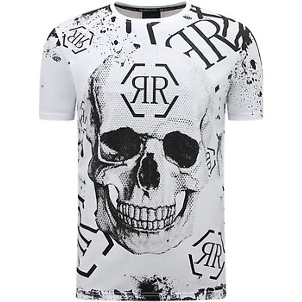 Enos  T-Shirt Totenkopf Strass günstig online kaufen