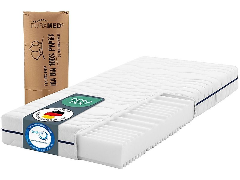 Kaltschaummatratze PURAMED 7-Zonen-Kaltschaummatratze mit waschba..., RAVEN günstig online kaufen