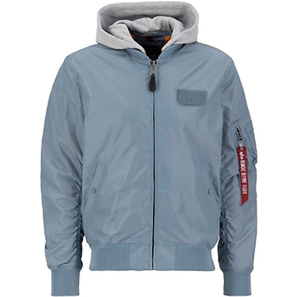 Alpha Industries  Herren-Jacke MA-1 TT Two Tone Hood - greyblue günstig online kaufen