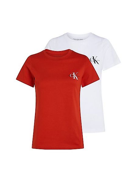 Calvin Klein Jeans T-Shirt 2-PACK MONOLOGO SLIM TEE (Packung, 2er-Pack) mit günstig online kaufen
