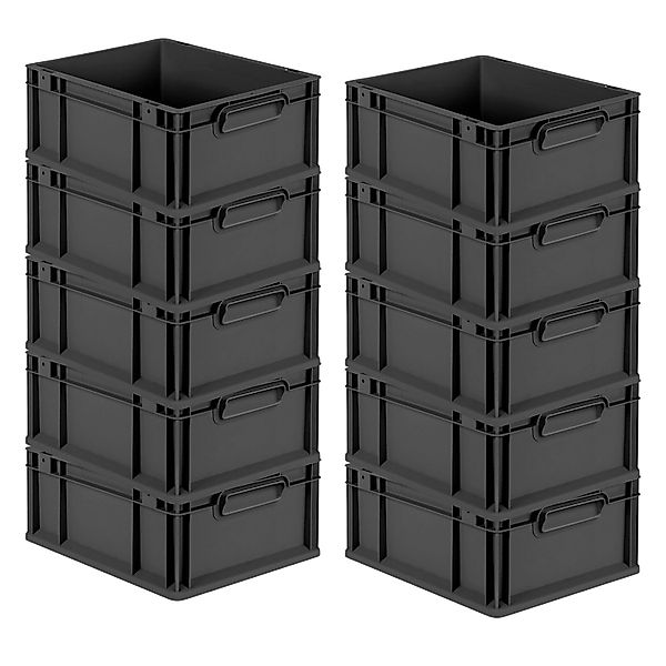 PROREGAL SuperSparSet 10x Eurobox Nextgen Grip HxBxT 17x30x40cm 16 Liter Gr günstig online kaufen