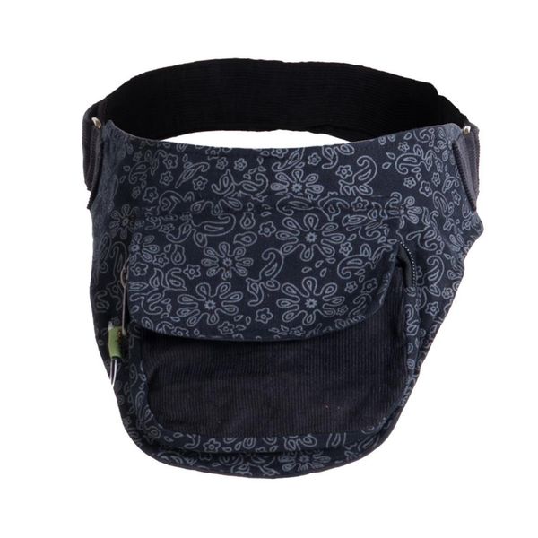 Vishes Gürteltasche Bauchtasche aus Cord Baumwolle günstig online kaufen