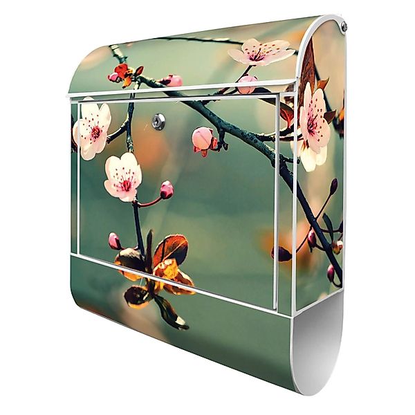 Banjado Design Briefkasten Weiß Pulverbeschichtet 39x47x14cm 2 Schlüssel Mi günstig online kaufen