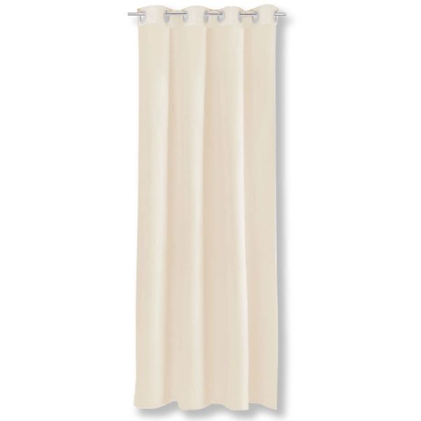 Bestlivings Dekoschal Ellen Ösen 140 cm x 175 cm Beige günstig online kaufen