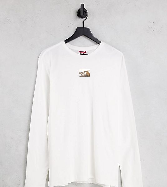 The North Face – Center Dome – Langärmliges Shirt in Weiß, exklusiv bei ASO günstig online kaufen