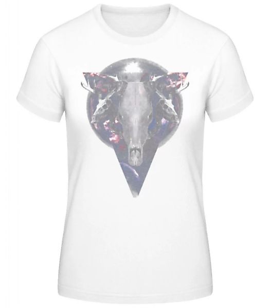 Büffel Totenkopf · Frauen Basic T-Shirt günstig online kaufen