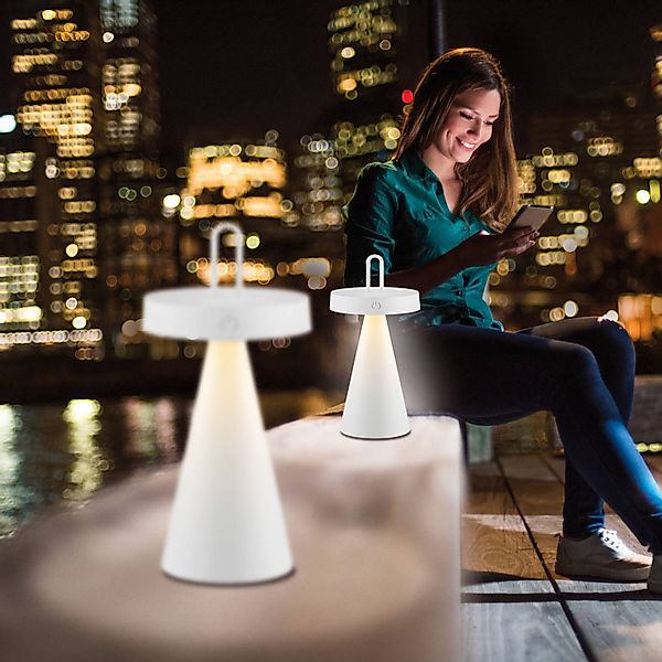 JUST LIGHT Tischleuchte »ALWA«, 1 flammig, Leuchtmittel LED-Modul   LED fes günstig online kaufen