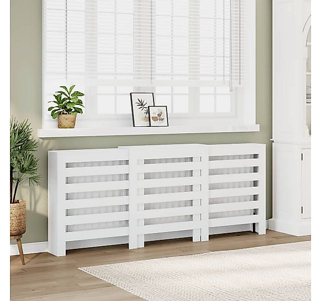 vidaXL Heizungsverkleidung, Heizkörperverkleidung Weiß 205x21,5x83,5 cm Hol günstig online kaufen