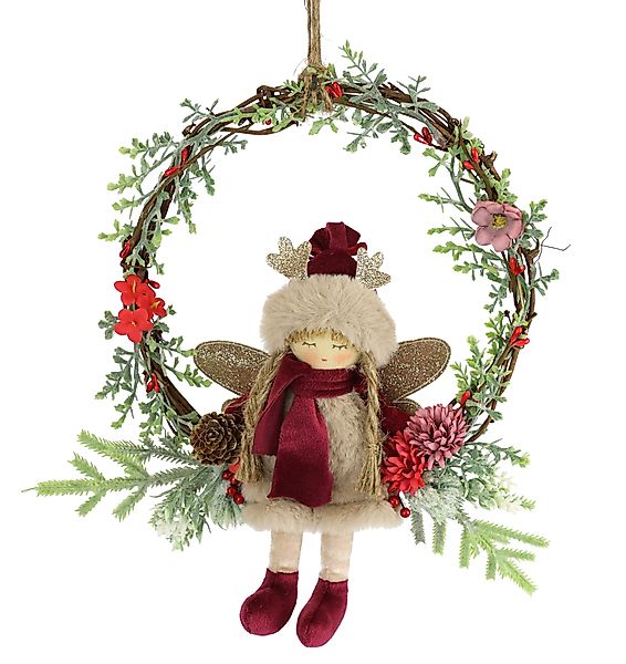 Kunstkranz Tannen-Kranz Elfe/Beeren/Tanne Tanne, I.GE.A., Höhe günstig online kaufen