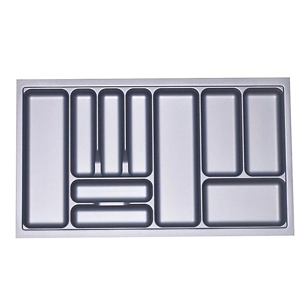 SOTECH Orga-Box I Besteckeinsatz Silbergrau 900 mm Höhe 55 mm Für Blum Tand günstig online kaufen