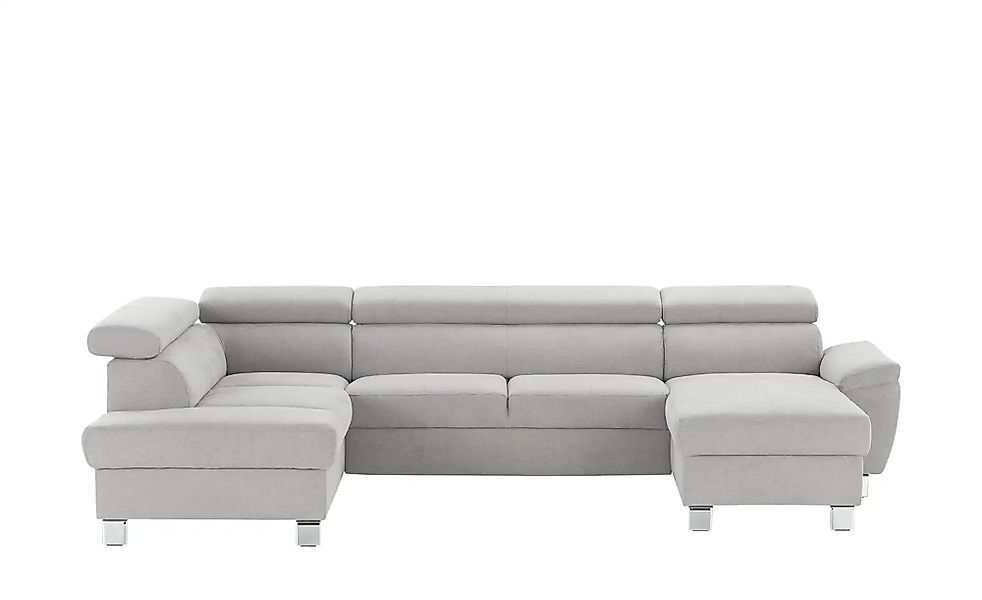 uno Wohnlandschaft aus Mikrofaser Avola ¦ blau ¦ Maße (cm): B: 318 H: 90 T: günstig online kaufen
