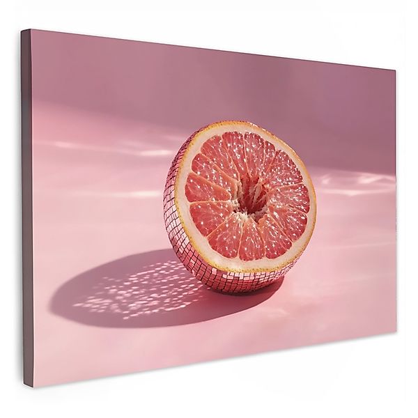 OneMillionCanvasses® Leinwandbild Grapefruit - Rosa - günstig online kaufen