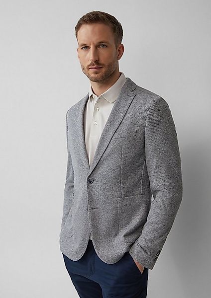 s.Oliver Sakko Indoor-Jacke S.OJOGG s.O JOGG: Strukturiertes Sakko aus meli günstig online kaufen