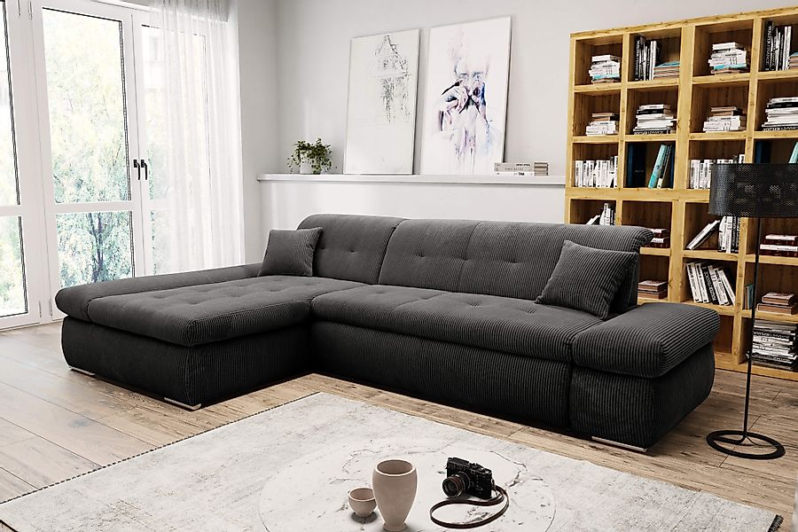 DOMO collection Ecksofa »Moric, L-Form, XXL-Sofa - Breite 300cm«, wahlweise günstig online kaufen