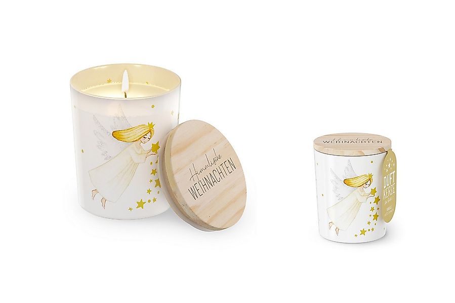 La Vida Duftkerze Kerze Duftkerze im Glas mit Deckel Brenndauer 30h Vanille günstig online kaufen