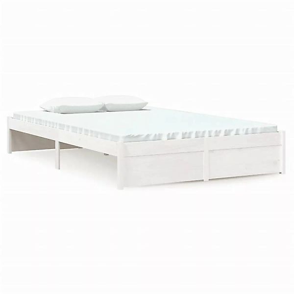 Vidaxl Massivholzbett Weiß 120x200 Cm günstig online kaufen