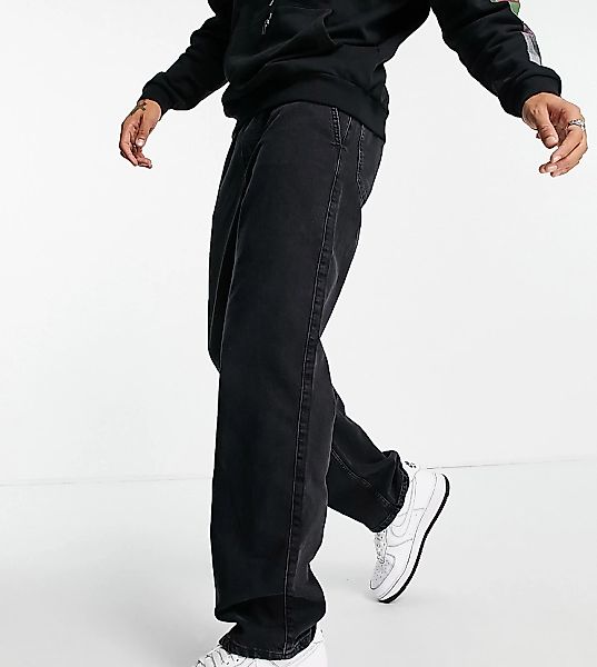 Bershka – Jogginghose aus schwarzem Jeansstoff günstig online kaufen