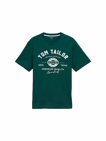 TOM TAILOR T-Shirt, mit großem Logofrontprint günstig online kaufen