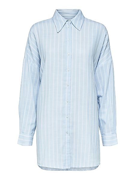 SELECTED Gestreiftes Hemd Damen Blau günstig online kaufen