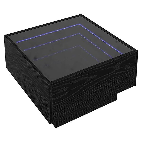 vidaXL Couchtisch Schwarz Eichen-Optik 50 x 50 x 30 cm Holzwerkstoff 879661 günstig online kaufen