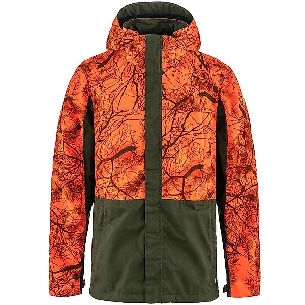 Fjaellraeven Drev Hybrid Deep Forest/Orange Multi Camo günstig online kaufen