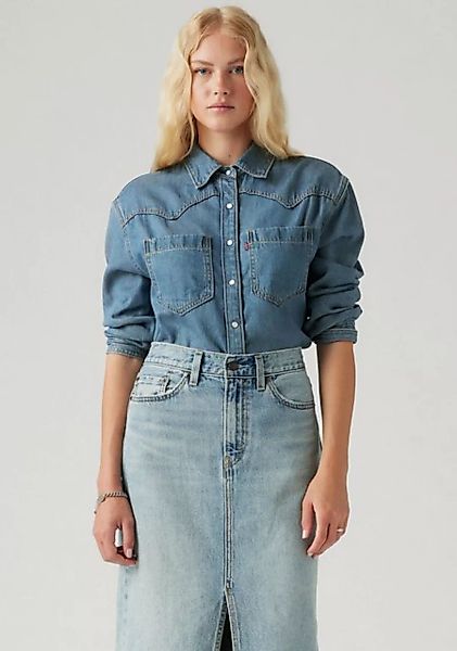 Levi's® Jeansbluse TEODORA WESTERN SHIRT mit Druckknöpfen günstig online kaufen