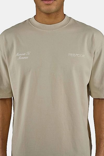 PEGADOR T-Shirt Zernez Oversized Tee Baumwolle, oversize günstig online kaufen