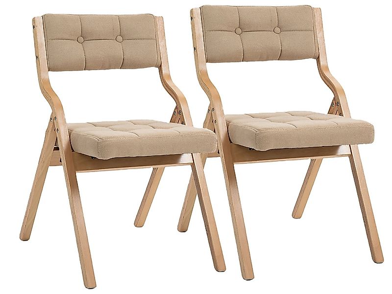 SeedWave Esszimmerstuhl 2er Set Küchenstuhl, Klappstuhl mit Gepolsterte Rüc günstig online kaufen