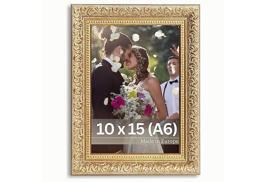 Victor (Zenith) Bilderrahmen Rubens, Bilderrahmen 10x15 cm Grün Gold, Bilde günstig online kaufen