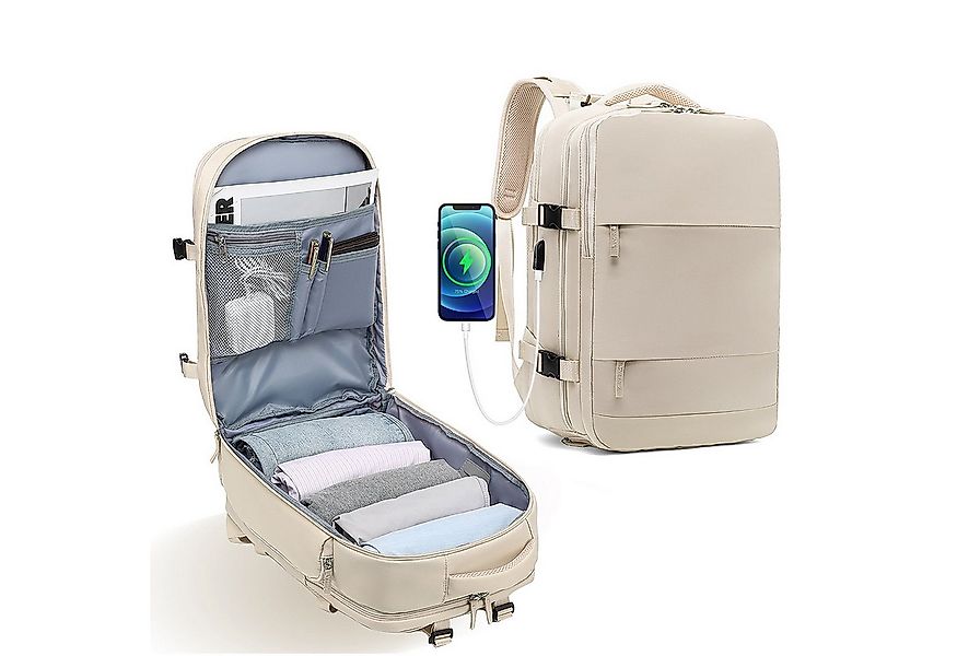 TAN.TOMI Reiserucksack 22L Groß Handgepäck Rucksack 42x31x17 Reiserucksack günstig online kaufen