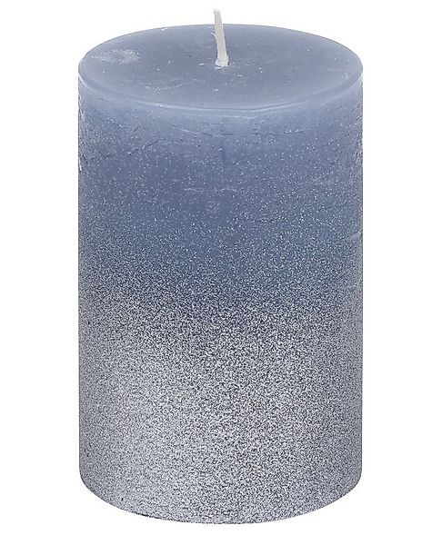 Steinhart Kerzen Adventskerze Stumpenkerze "KARMEN" Rauchblau 100/68 mm günstig online kaufen