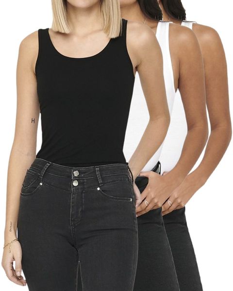ONLY Tanktop (2er-Pack) Basic long Shirt günstig online kaufen