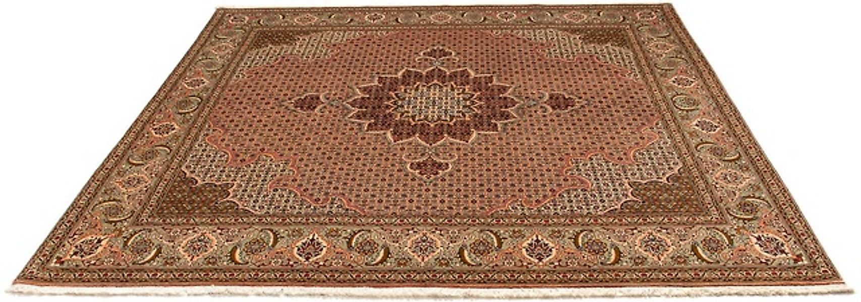 morgenland Orientteppich »Perser - Täbriz quadratisch - 206 x 206 cm - brau günstig online kaufen