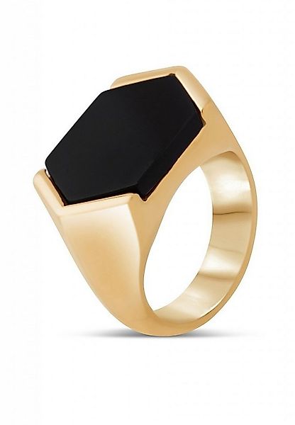 Akitsune Siegelring Abyss Ring Gold - Schwarz EU 65 - UK V - US 11 günstig online kaufen