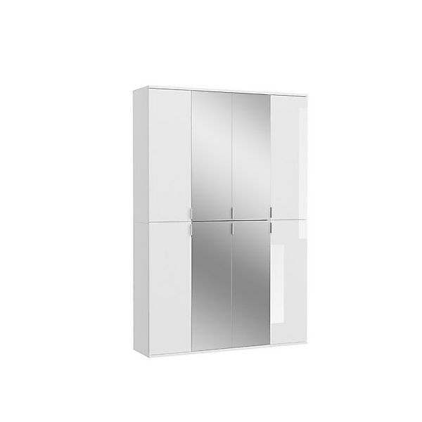 Mehrzweckschrank-Set  Projekt X ¦ weiß ¦ Maße (cm): B: 121 H: 193 T: 34.0 S günstig online kaufen