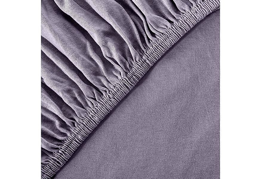 leevitex® Spannbettlaken Boxspringbett & Wasserbett Spannbettlaken 170 g/m² günstig online kaufen