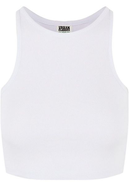 URBAN CLASSICS Muskelshirt Urban Classics Damen Ladies Organic Cropped Rib günstig online kaufen