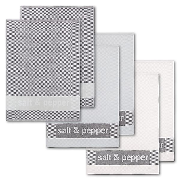 Dyckhoff Geschirrtuch Salt & Pepper, Maße günstig online kaufen