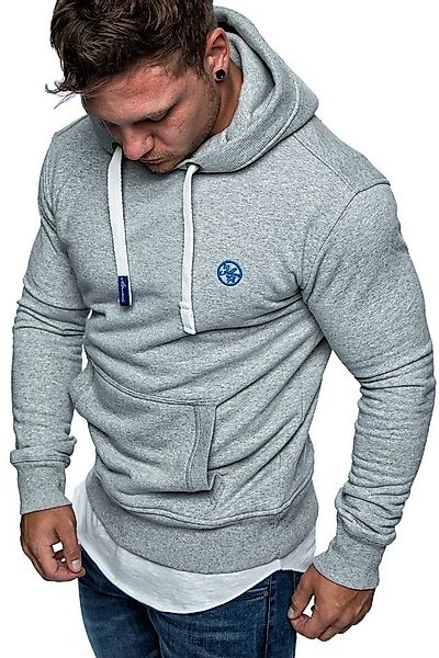 Amaci&Sons Kapuzenpullover WATERBURY Kapuzenpullover Herren Basic Kontrast günstig online kaufen