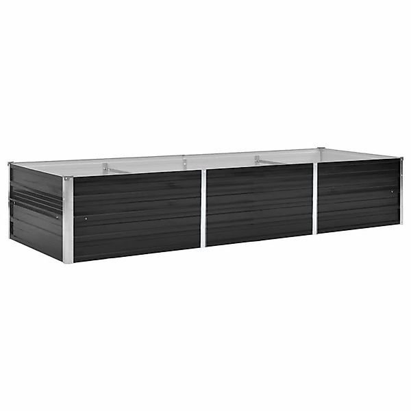 vidaXL Garten-Hochbeet Anthrazit 240 x 80 x 45 cm Stahl 660634 günstig online kaufen