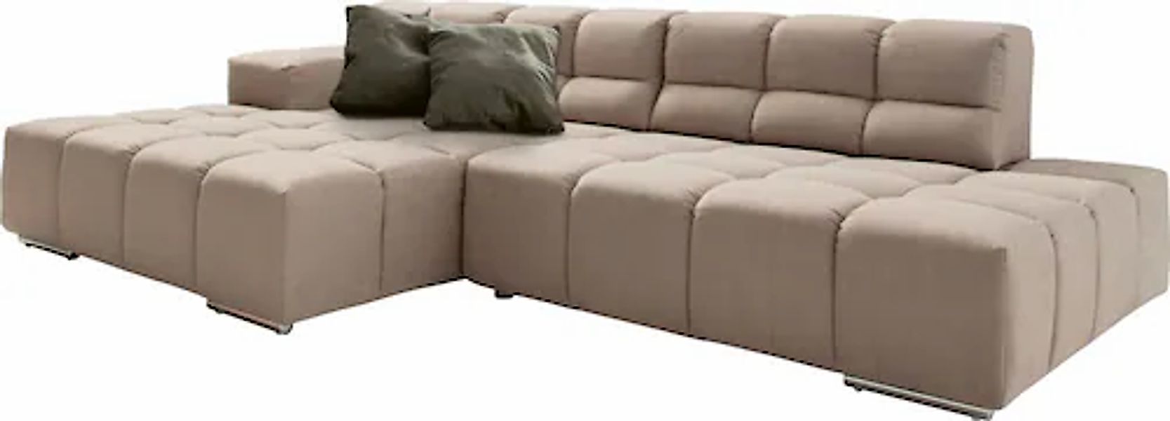 designwerk Ecksofa »Temple L-Form, tolles Designsofa«, mit Sitztiefenverste günstig online kaufen