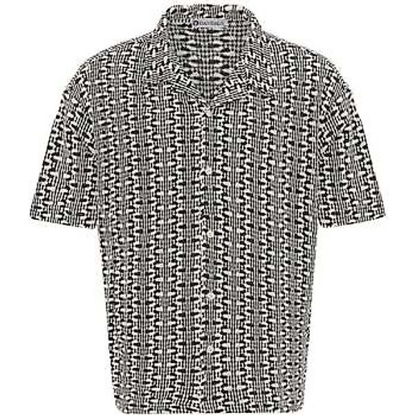 Dandalo  Hemdbluse Gerard Oversize Lapel Collar Short Sleeve Shirt günstig online kaufen