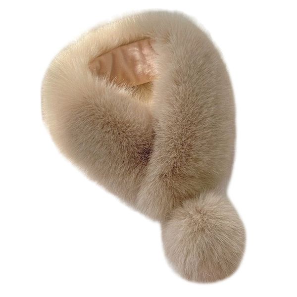 Refttenw Schal Einfarbiger Plüschschal, warmer Winterschal,Modeschal günstig online kaufen