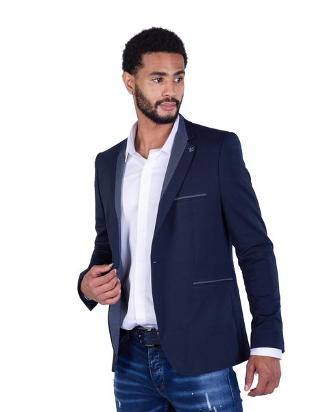 Denim Distriqt Jerseysakko Sportliches Jersey Sakko günstig online kaufen