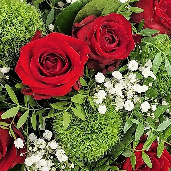 Blumenstrauß Für immer mein mit Roten Rosen günstig online kaufen