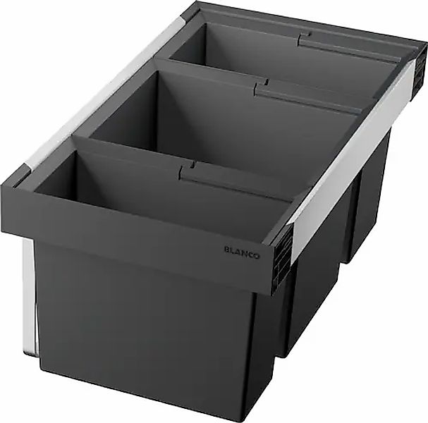 Blanco Mülltrennsystem »Flexon II 80/3«, 3 Behälter, Kunststoff, Stahlblech günstig online kaufen